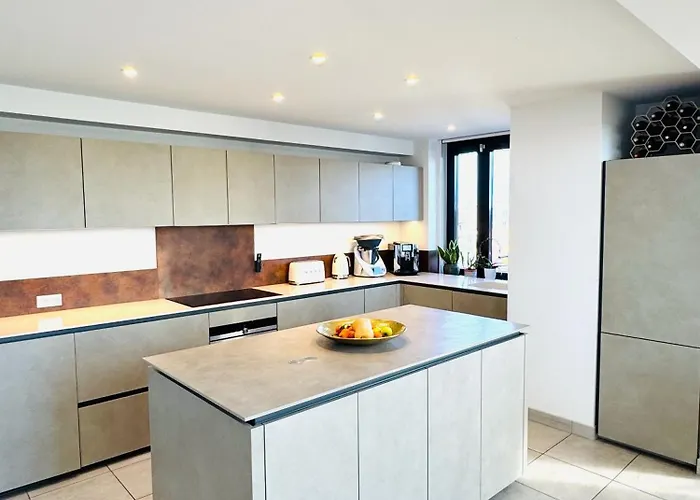 Loft Moderne A Lägenhet Strasbourg